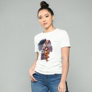 Afro Queen Shirt White